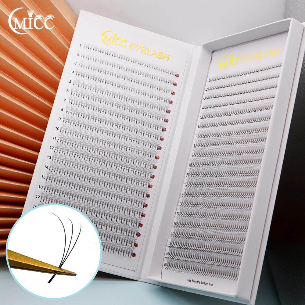 Eyelash Extension Russian - 40 ライン 2D 1600 ファン 20D