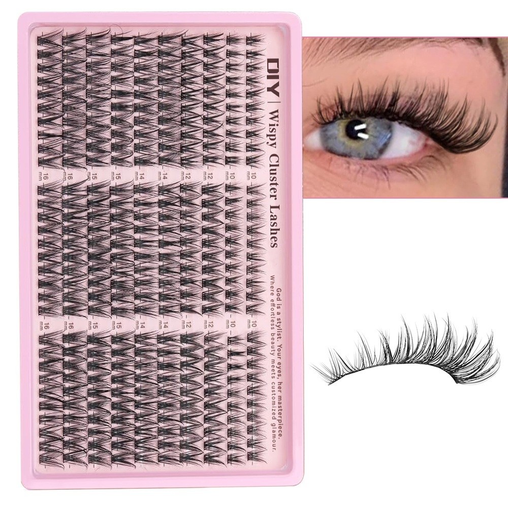 10-16mmの長さのつけまつげ 30D/40D/50D/6 - Eyelash Extension Look のレビューと価格