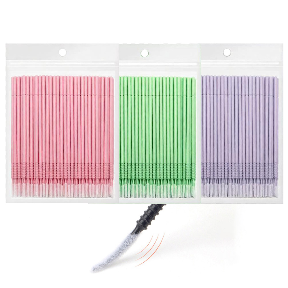 500本入りまつげエクステ洗浄スワブ ロング/ショートチップ - Eyelash Extension Look のレビューと価格