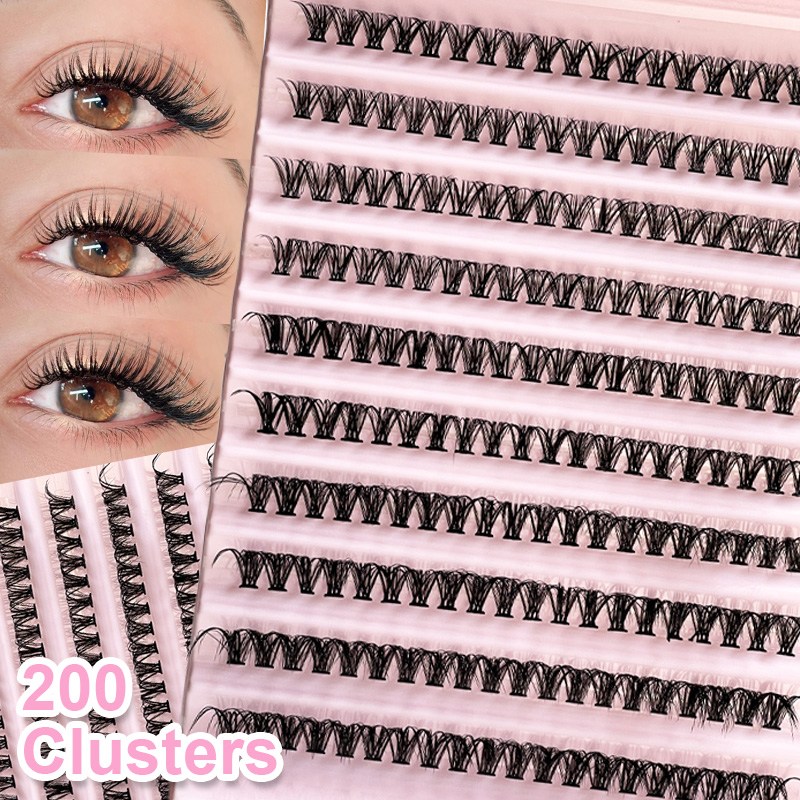 個々のまつげ エクステ用つけまつげ 8-16mm 200本入 - Eyelash Extension Look のレビューと価格