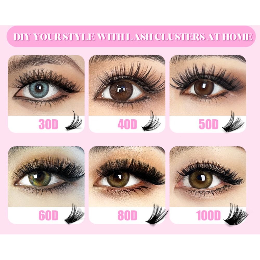 長さ9-16mmのつけまつげ 3Dボリューム ナチュラルルッ - Eyelash Extension Look のレビューと価格