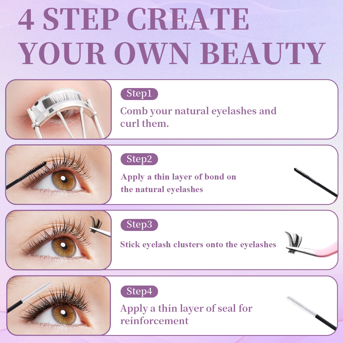 個別つけまつげミックス大容量ナチュラル DIY エクステンシ - Eyelash Extension For Asian Eyes のレビューと価格