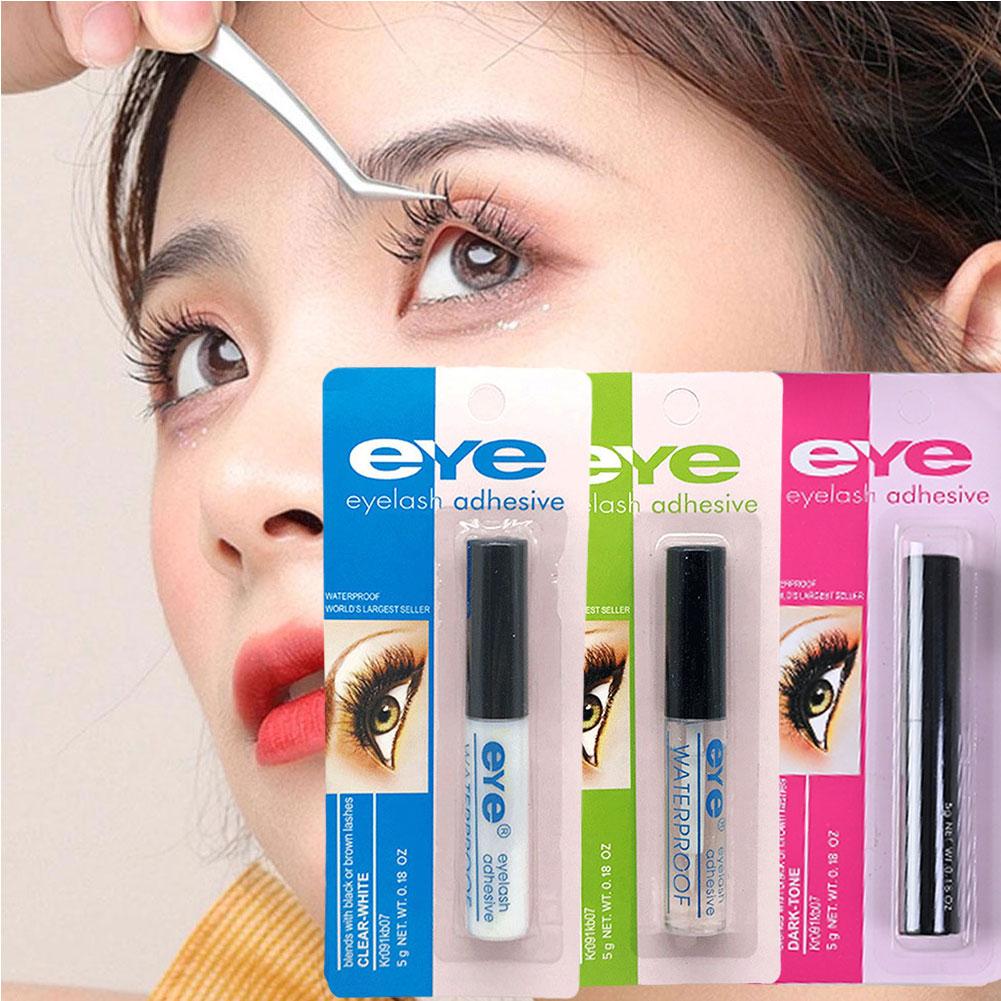 防水性と速乾性のまつげ接着剤,つけまつげ接着剤,透明な黒 - Eyelash Extension Eye Irritation のレビューと価格
