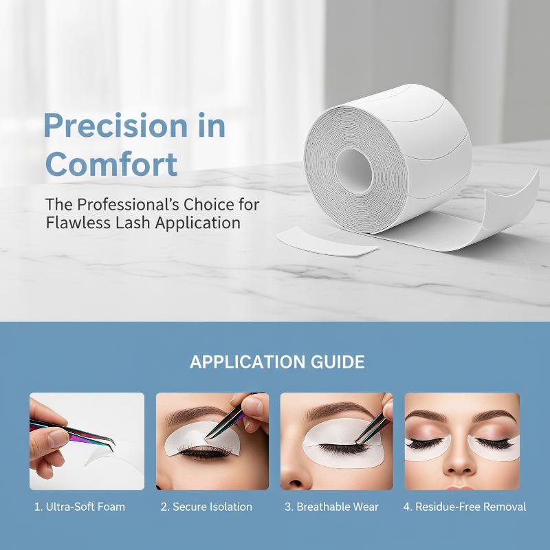 非刺激性フォーム製目の下テープ 110枚/ロール まつげエク - Eyelash Extension Eye Irritation のレビューと価格