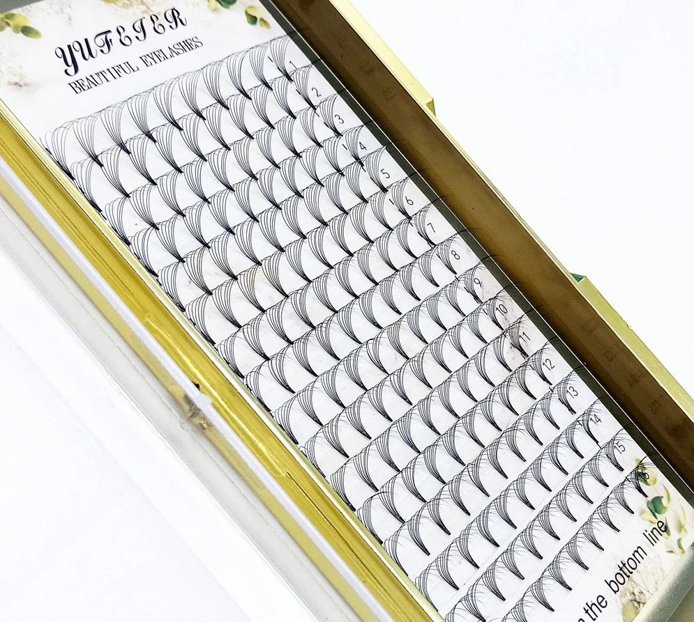 HBZGTLAD 16ライン プレメイドボリュームファン 5 - Eyelash Extension Russian のレビューと価格